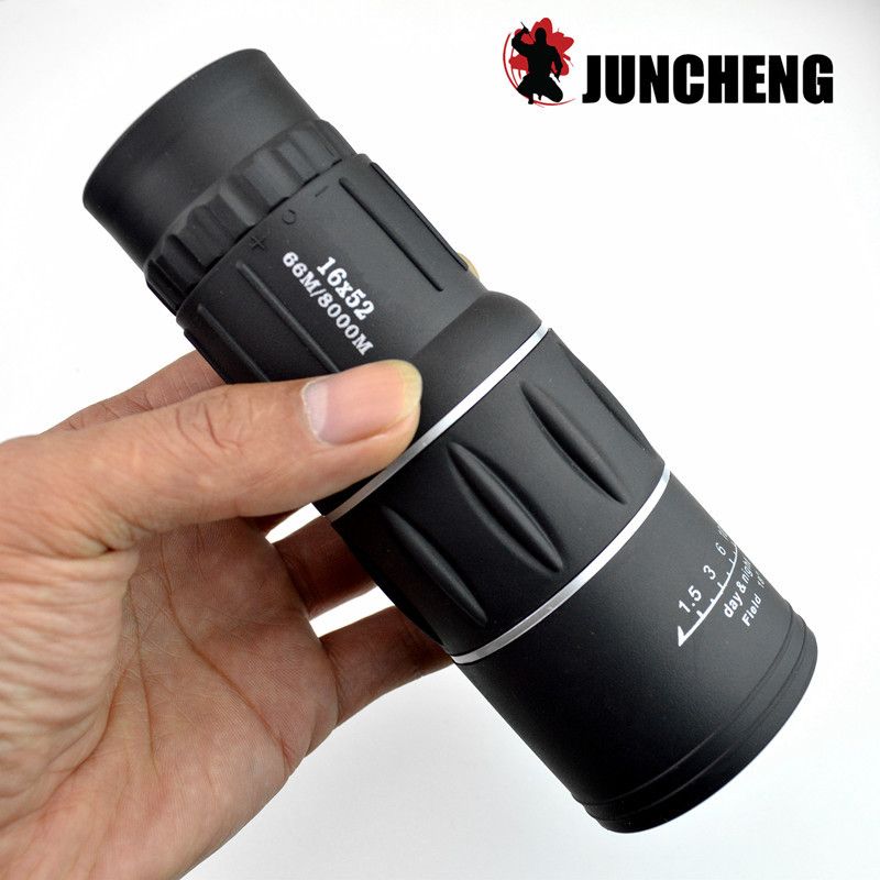 Optical Prism Dual Adjustment Anti-Reflective Green Film High Magnification 16X52 HD Monocular Telescope Product_voghion.com