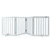 Cancello autoportante pieghevole e espandibile X H per cani, stretto, 4 pannelli, 80,3 W, cancello per passaggi, 24 cancelli larghi per cani in piedi_voghion.com