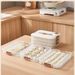Aufbewahrungsbox für Küchenknödel, Tiefkühlbox, mehrschichtige Lebensmittelqualität, Haushaltsknödel, Tiefkühl-Crisper, Küchenwerkzeug, Küchenorganizer_voghion.com