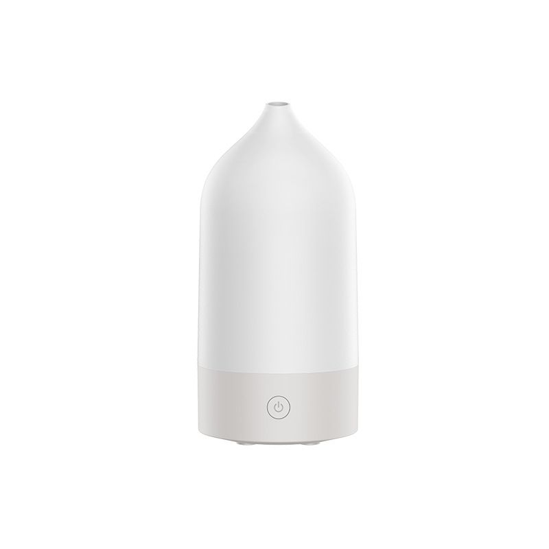 Diffusore di oli essenziali USB con umidificatore a ultrasuoni silenzioso, luce notturna a 7 colori, design compatto a forma di vaso di fiori/fantasma per casa, ufficio, camera da letto_voghion.com
