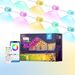 RGBIC Traufe Licht LED Bluetooth Traufe Licht Im Freien Wasserdichte Traufe Licht Smart Weihnachten Licht String_voghion.com