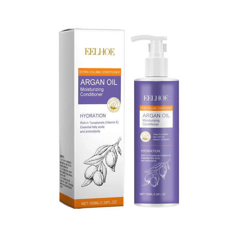 Arganöl-Fluffy-Conditioner, pflegender Conditioner für geschmeidiges, flauschiges Haar_voghion.com