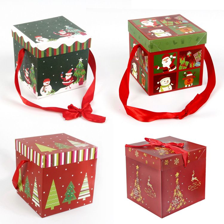 Nuevos suministros decorativos, embalaje de regalo de papel, caja Eve, árbol de Navidad_voghion.com