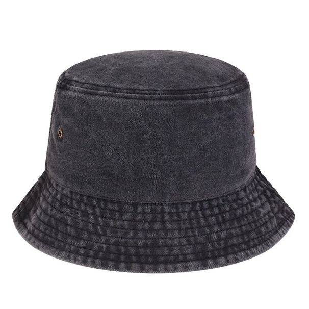 Vendita calda unisex tinta unita personalità cappelli a secchiello berretti da pescatore berretto casual da esterno cappello per protezione solare_voghion.com