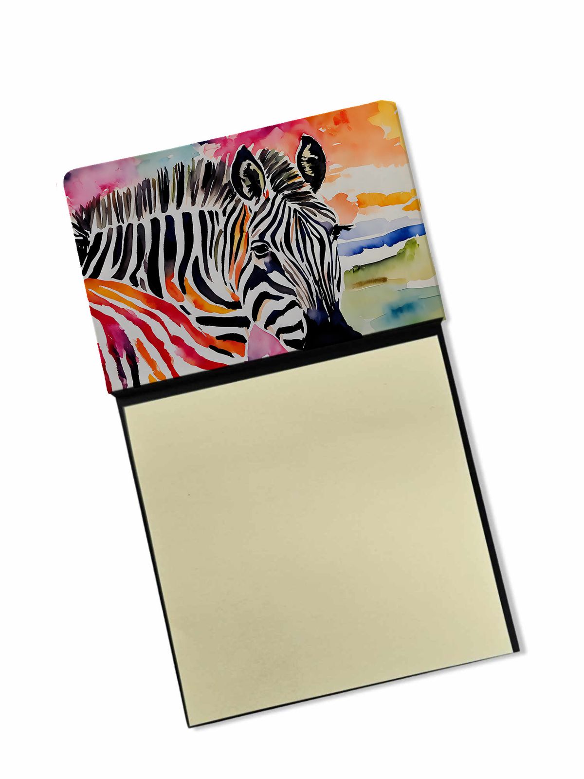NEW Zebra Sticky Note Holder Refillable Dispenser Self-Sticky Note Pads, Memo Pads Blank Desk Accessories_voghion.com