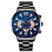 Men's Watch Fashion Beads Bracelet Watch Set Watch_voghion.com