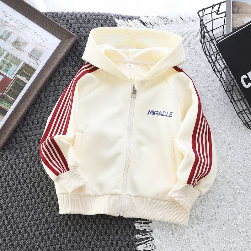 Korean version clothing, boys' hooded sweatshirt, baby hoodie, children's jacket, zip up hood, zipper top_voghion.com