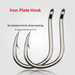 Deep Iron Plate Tin-Plated Anti-Rust Fish Pack Sea With Barbed Eye Hook Reinforced Fishing Gear_voghion.com