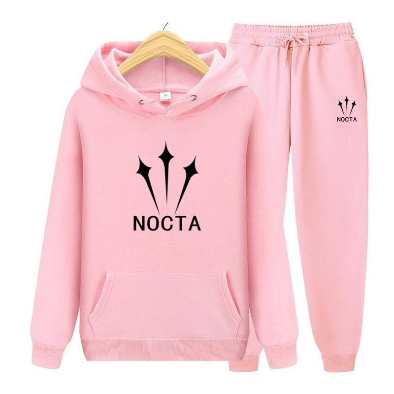 Completo unisex con felpa con cappuccio e pantaloni da jogging foderati in pile - Tuta oversize unisex con tasche laterali_voghion.com