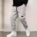 Thread Drawstring Casual Thickened Trousers Men's Spot_voghion.com