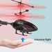 ToysMall RC Helicopter LED Colorful Light Rechargeable 2CH Remote Control Aircraft Model Sensor Control Hovering RC Toys Children Toy Gift_voghion.com