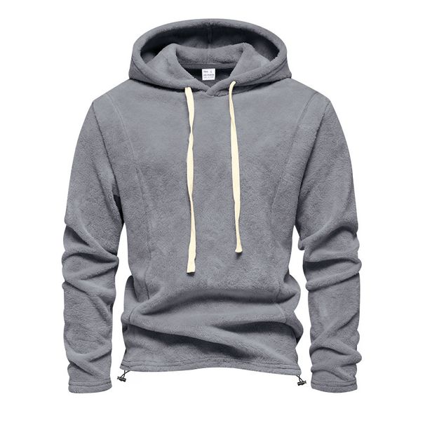 Sudadera con capucha de forro polar grueso para hombre: ropa táctica de entrenamiento y actividades al aire libre (tallas S-XXXL, ideal para el invierno, varios colores)_voghion.com
