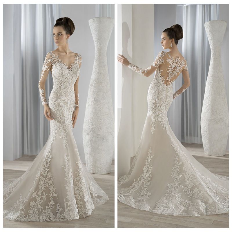 Women's clothing Fishtail main wedding dress with small trailing tail new temperament bride Mori retro French court style princess at large_voghion.com
