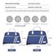 Lightweight and waterproof drawstring foldable short distance travel bag, luggage bag with large capacity_voghion.com