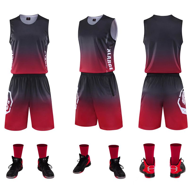 Ensemble de formation de port de compétition rapide pour enfants adultes imprimé baketball uit et pour étudiants masculins et féminins'_voghion.com