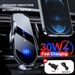 30 Fast Charging Station Wireless Charger Automatic Car Phone Holder Infrared Induction For IPhone 15 14 13 12 Xiaomi_voghion.com