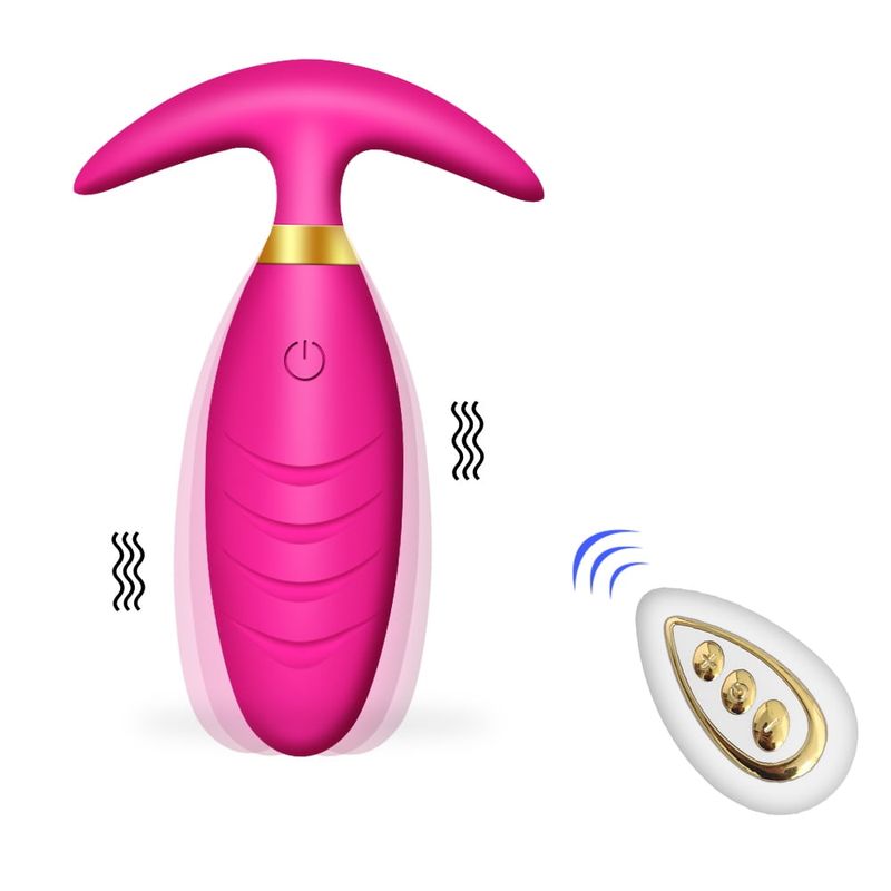 XBONP Plugue Anal Vibrador Brinquedos Sexuais Para Homens Mulher Vibrador Anal Sem Fio Controle Remoto Plugue Anal Brinquedos Adultos Para Casais Vermelho_voghion.com