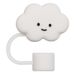 Bouchon de paille en silicone, motif fleur, nuage blanc, protection anti-poussière, 10 mm_voghion.com