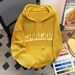Unisex Vintage Hooded Knit Sweater – Retro Cotton-Blend Pullover With Oversized Fit, Warm & Breathable (Yellow/Brown) M-2xl_voghion.com
