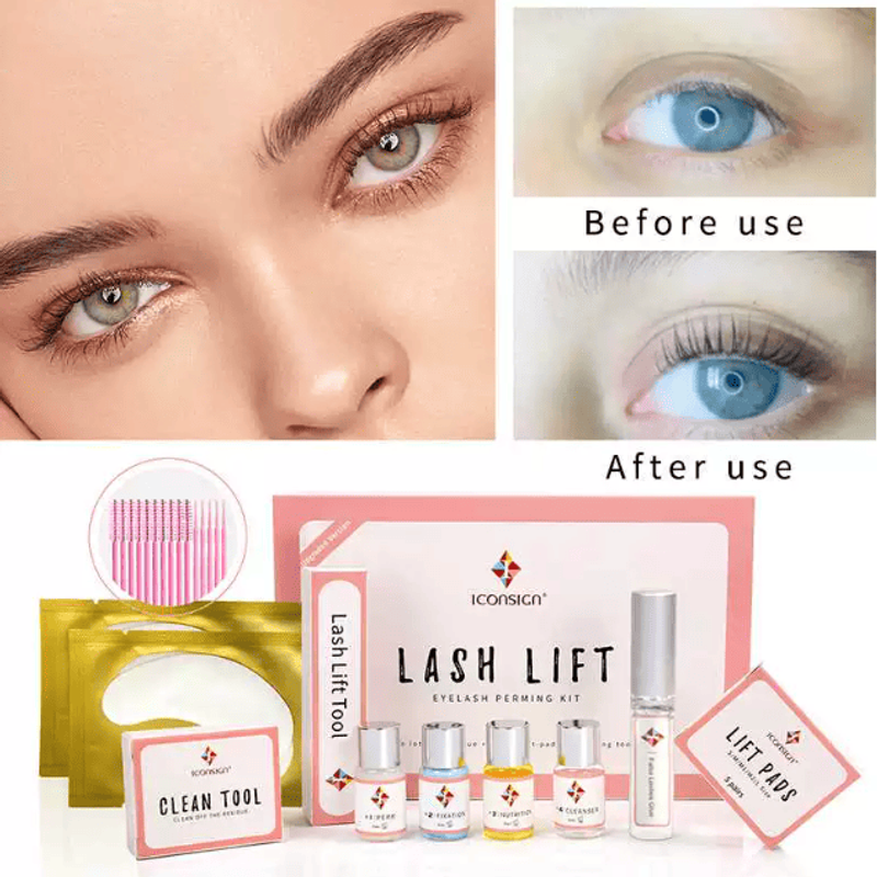 Upgrade Version Lash Lift Kit ICONSIGN Lifting Perm Eyelash Eyes Makeup Tools_voghion.com