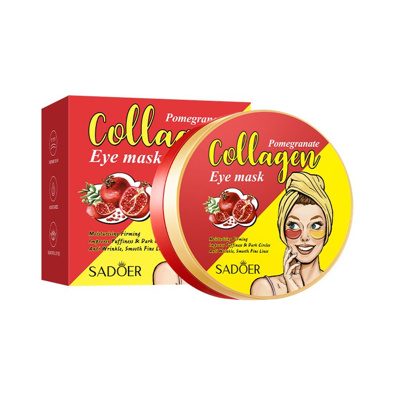 Full English Pomegranate Collagen Moisturizing Mask SADOER Firming And Nourishing Eye Patch_voghion.com