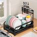 kitchen dish rack draining rack dish sink side tableware storage rack Cup rack tableware dish rack_voghion.com