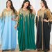 Frauen Kleidung neue metallic Muslimischen robe lose zwei stück kleid_voghion.com