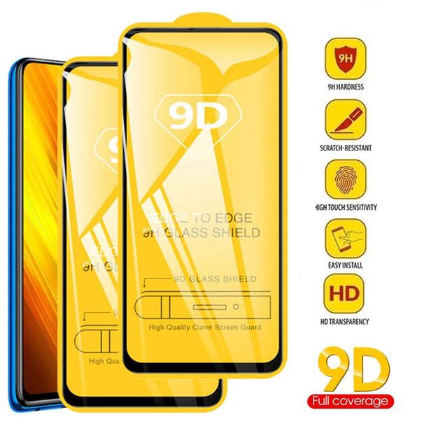 2PCS Voll Gehärtetes Glas Für Xiaomi 11 Lite 5G Ne 11T 12 12T 13 Mi 10T 11i 9T 8 9 A3 A2 A1 Spielen Schwarz Shark 4 Screen Protector_voghion.com