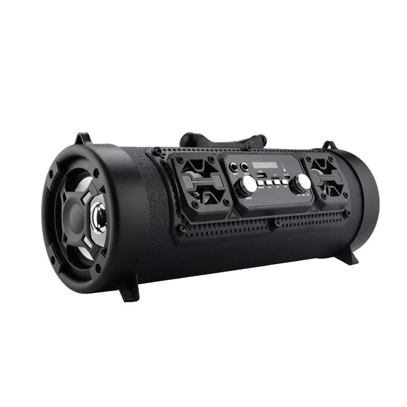 Erőteljes hangszóró mélynyomó hordozható hangsugárzó FM rádióval 20 W vezeték nélküli támogatás mikrofon KTV Boombox Bluetooth csatlakozás_voghion.com