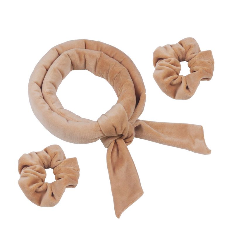 Bow Lazy Heatless Lockenstab Leopardenmuster Schlaf-Lockenartefakt Big Wave Seiden-Baumwoll-Lockenstab_voghion.com