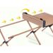 Ulkona taitettavat kanarullat Kannettavat retkeilypiknikpöydät ja -tuolit pöytäpöytävarusteet_voghion.com