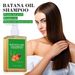 Shampoo idratante riparatore nutriente Batana senza etichetta, per capelli secchi, crespi, lisci e lucidi, controllo dell'olio, flacone quadrato da 300 ml_voghion.com