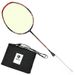 QIAO Xiaojiang TP Full Carbon Single Racket With Stringed Badminton Bag Red Gold_voghion.com