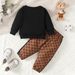 Moeder & Kinderen Babykledingset Zachte Katoenen 2-delige Outfit Voor Pasgeborenen Baby's_voghion.com