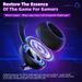 2.4 GHz Wireless Gaming Headset For PS5 PS4 PC, Bluetooth Headphones With Retractable Microphone, 40mm Voice Coil, 50H Playtime_voghion.com