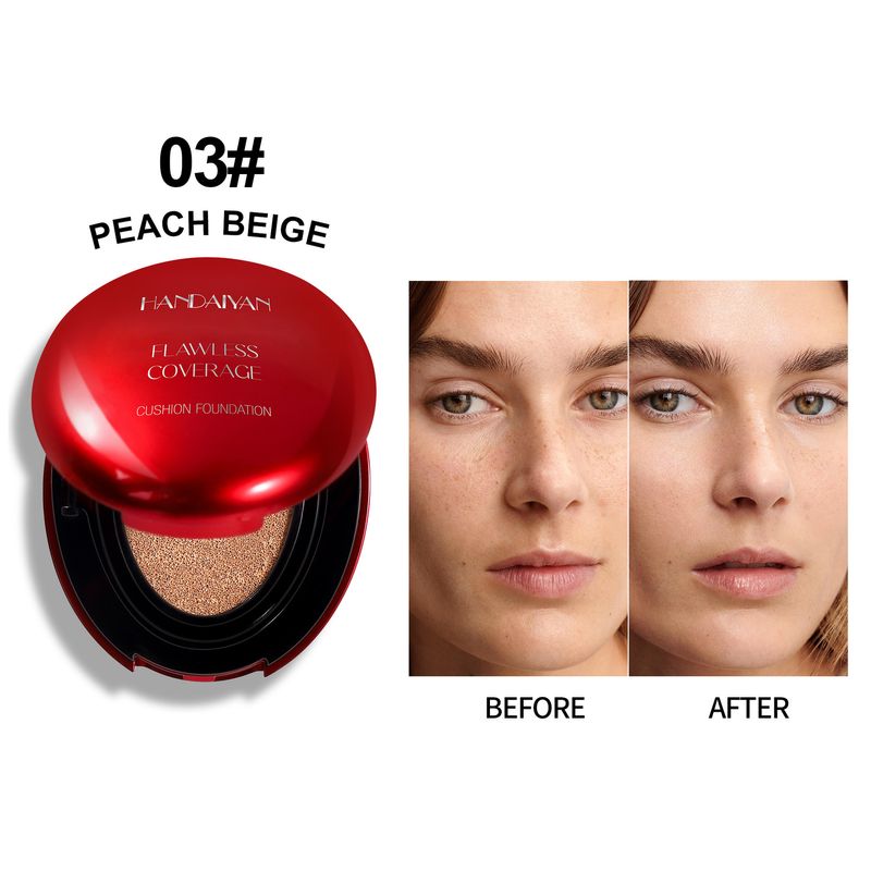 HANDAIYAN Red Shell Foundation - Full Coverage, Long-Lasting, Non-Fading, Oil-Control & Non-Caking For Oily Skin_voghion.com