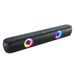 T-WOLF long strip RGB luminous Bluetooth speaker B320 game home stereo 3d high-quality type C speaker_voghion.com