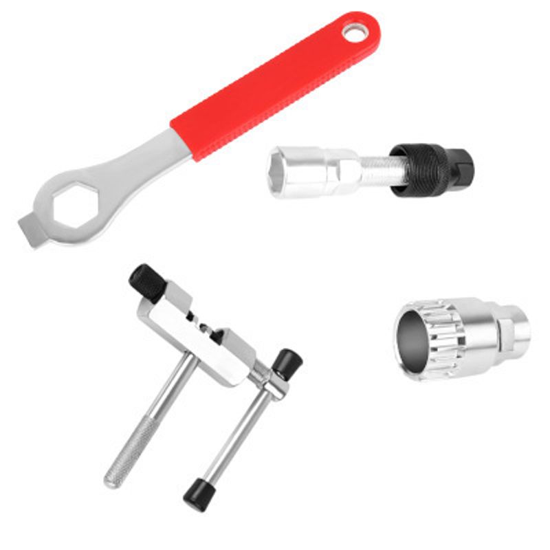 Riparazione biciclette, rimozione, estrattore, rimozione pedivelle per riparazione biciclette, strumento di rimozione denti, chiave inglese_voghion.com