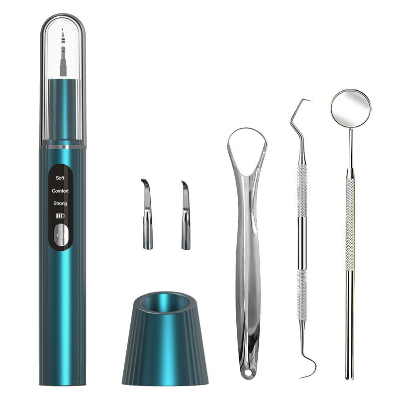 Ultrasonic wireless charging calculus removal care tool beauty dental cleaner_voghion.com