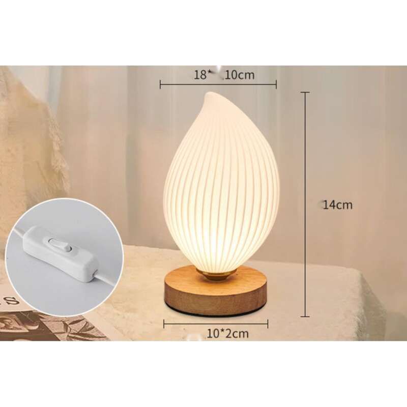 Grand View Garden Minimalistischer Schreibtisch, Nachttisch, High-End-Schlafzimmerdekoration, romantische Atmosphärenlampe, Nachtlicht, Plug-in_voghion.com