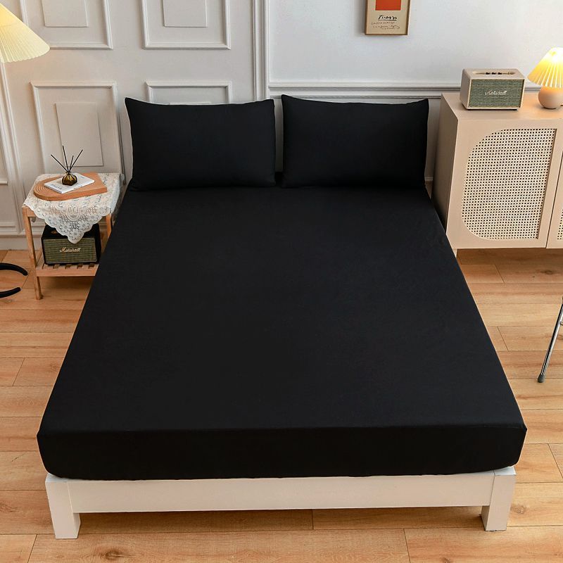 Effen Kleur Bedlaken Matras Stofhoes_voghion.com