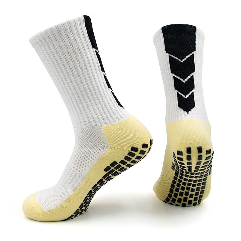 Calzini sportivi antiscivolo spessi con fondo in asciugamano, da uomo, resistenti all'usura, ammortizzanti, comodi, a metà tubo, da basket_voghion.com