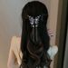 Tassel Butterfly Super Fairy Rose, Back Of The Head, Ponytail, Grab Clip, Half Tied Hair, Fashionable Shark Clip Hair_voghion.com
