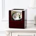 Double Watch Winder Automatic Rotation Wood Display Case Storage Organizer_voghion.com