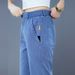 Tencel Casual Summer Thin 2025 New Loose Straight For Middle-aged Men Ice Silk Pants_voghion.com