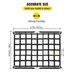 VEVOR 3.5'x 4.1' Cargo Net With S-Hooks, Truck Bed Cargo Net Heavy Duty Cargo Nets Capacity 1100LBS For Pickup Trucks (42" X 50")_voghion.com