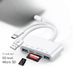 Mobile phone adapter multi-head adapter u disk memory card converter suitable Type-c docking station_voghion.com