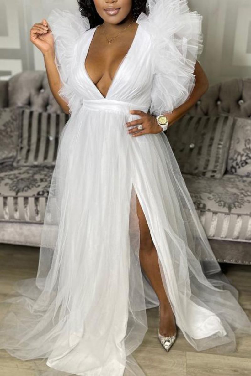 Robe ample en maille pour femme, grande taille, pour les déplacements_voghion.com