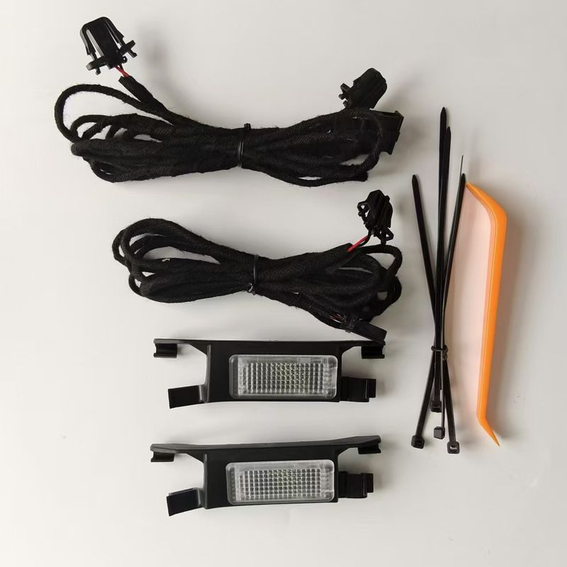 Car LED Footwell Light Foot Lights Cable Wiring Harness For VW PASSAT B8 CC Golf 7 7.5 Jetta Tiguan 2 Seat Skoda_voghion.com