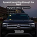 Auto Scan Durch Tagfahrlicht Motorhaube Dekorative Grille LED Änderung Licht Mit Dynamische_voghion.com